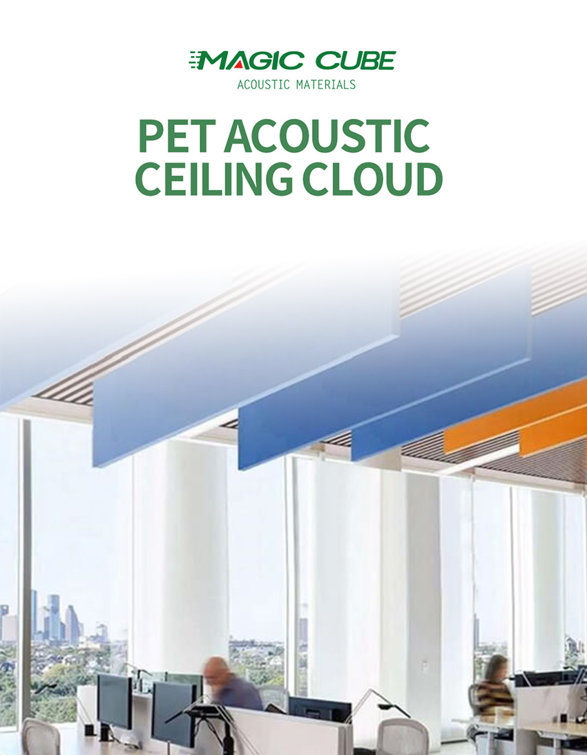 Deckensystem mit Filzlamellen