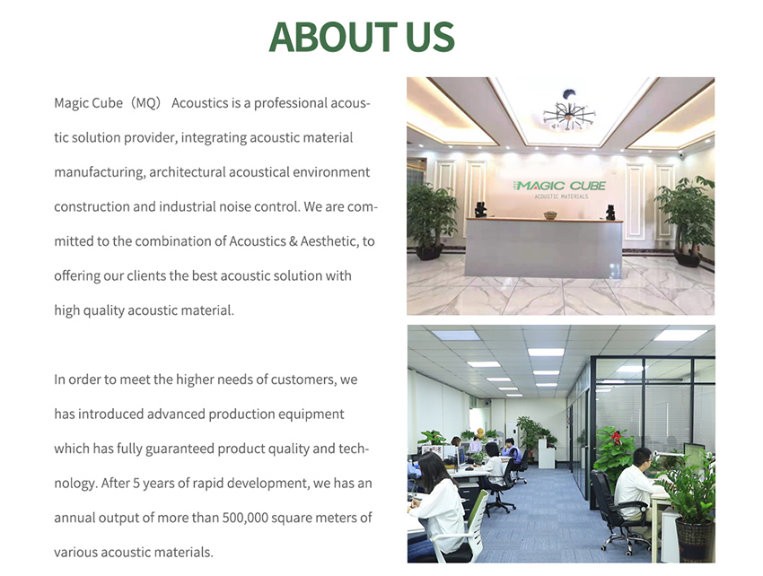 Akustikplatte aus Polyesterfaser