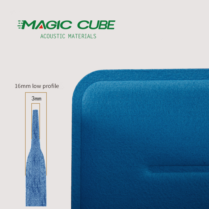 Schreibtischteiler aus Polyester mit Schallschutz für Haustiere 